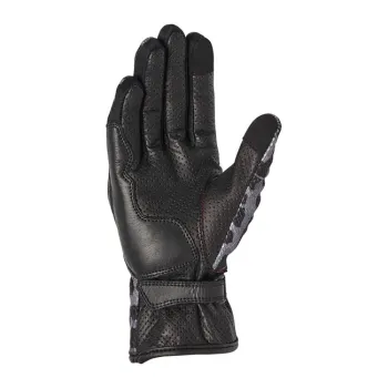 cafe 4 racer - Roland Sands Caspian 74 ladies gloves sapphire leopard - Roland Sands Design Gloves 