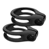 cafe 4 racer - RSD, Tracker turn signal fork mount set. 49mm. Black - Roland Sands Design Accessories 