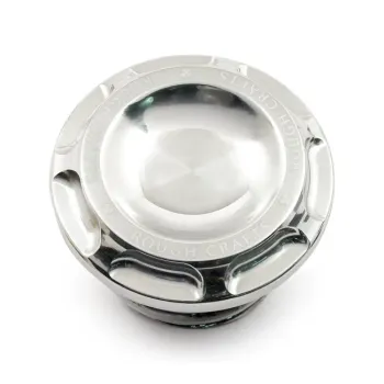 cafe 4 racer - Pop-up gas cap set. Chrome - MCS Fuel Caps 