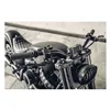 cafe 4 racer - Rough Crafts, M8 Softail 1.3" finned risers. Black - ROUGH CRAFTS Clamp Kit & Risers 