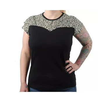 cafe 4 racer - Rusty Pistons St. Leo female t-shirt black - Rusty Pistons T-Shirts 