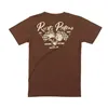 cafe 4 racer - Rusty Pistons Carson t-shirt brown - Rusty Pistons T-Shirts 
