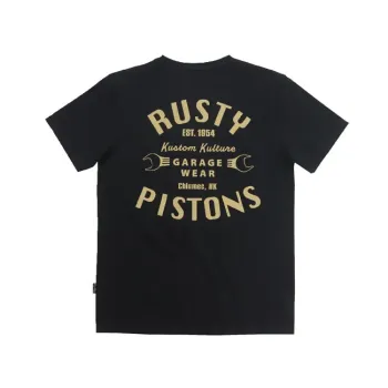 Rusty Pistons Vista tričko černé
