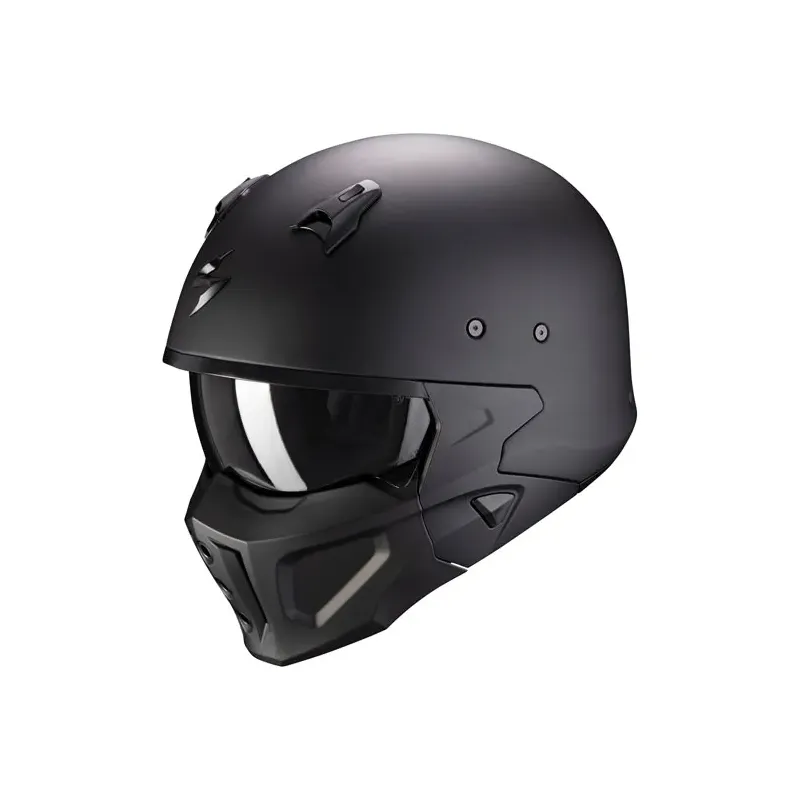 cafe 4 racer - Prilba Scorpion Covert-X Solid matná čierna - Scorpion  SCORPION 