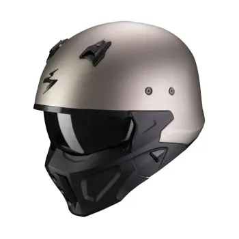 cafe 4 racer - Scorpion EXO-Combat EVO helmet graphite - Scorpion  SCORPION 