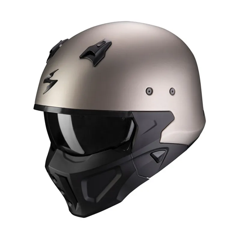 cafe 4 racer - Scorpion Covert-X Solid helmet matte titanium - Scorpion  SCORPION 