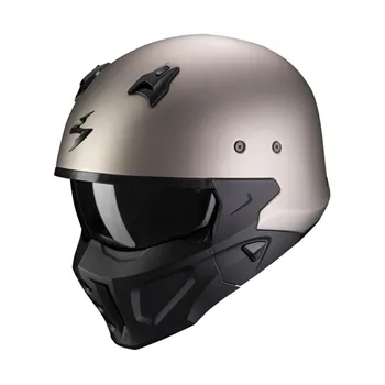 cafe 4 racer - Scorpion Covert-X Solid helmet matte titanium - Scorpion  SCORPION 