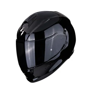 cafe 4 racer - Scorpion EXO-491 Solid helmet black - Scorpion  SCORPION 