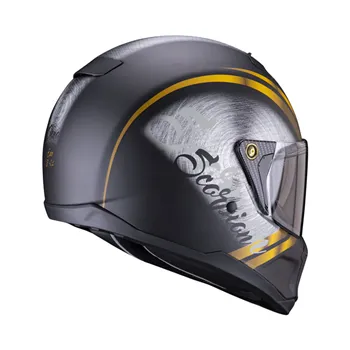 cafe 4 racer - Scorpion EXO-HX1 Ohno helmet matte black/gold - Scorpion  SCORPION 