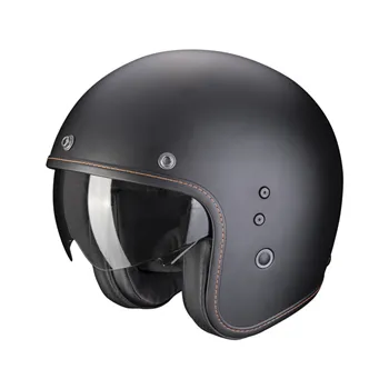 cafe 4 racer - Pevná prilba Scorpion Belfast Evo matná čierna - Scorpion  SCORPION 