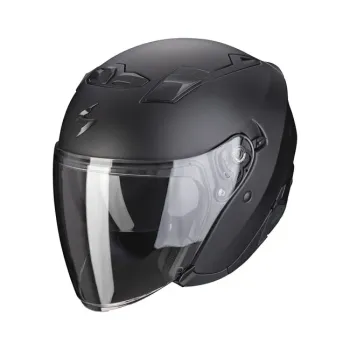 cafe 4 racer - Scorpion Exo-Combat Evo Solid helmet matte black - Scorpion  SCORPION 