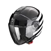 cafe 4 racer - Prilba Scorpion Exo-city II čierna/biela - Scorpion  SCORPION 