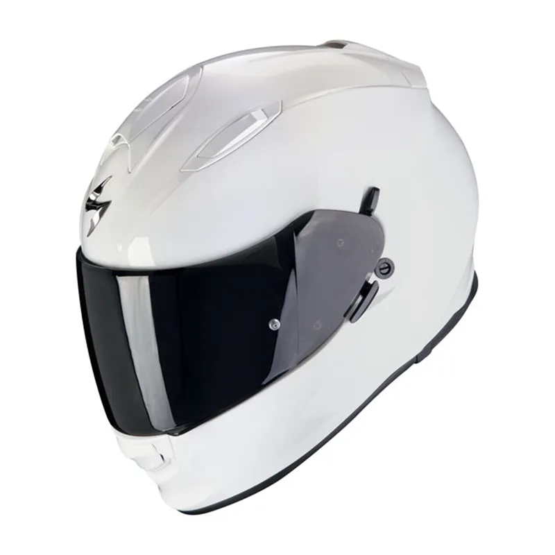 cafe 4 racer - Scorpion EXO-491 solid white - Scorpion  SCORPION 