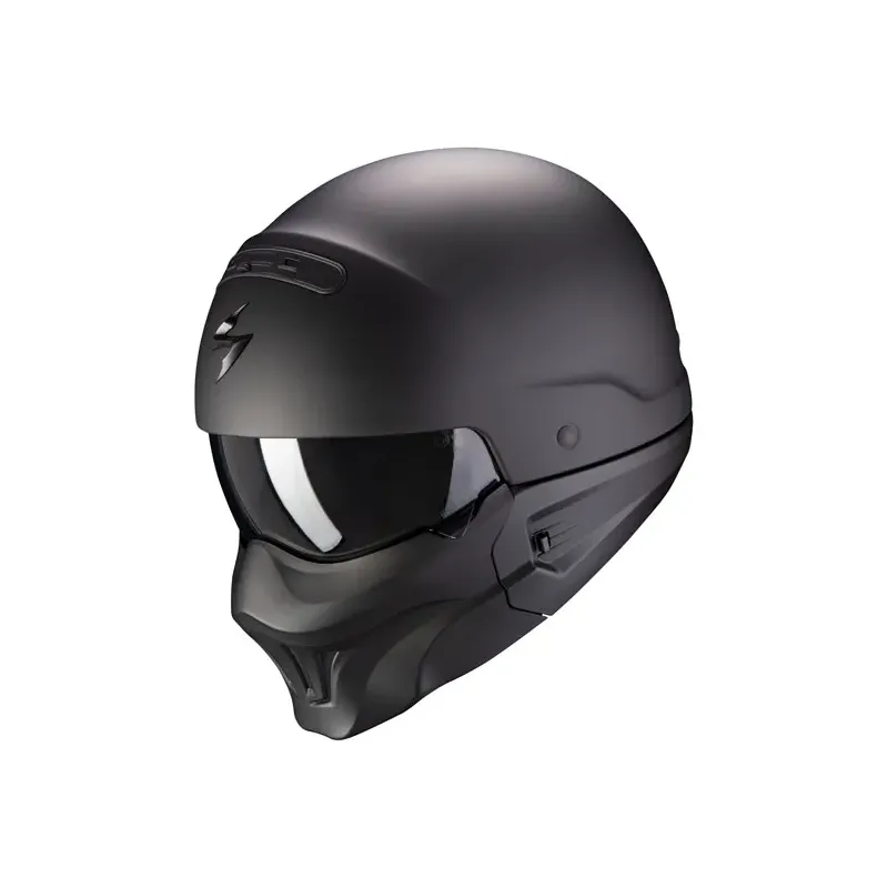 cafe 4 racer - Scorpion Exo-Combat Evo Solid přilba matná černá - Scorpion  SCORPION 
