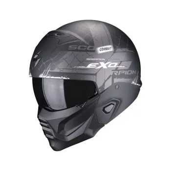 cafe 4 racer - Scorpion EXO-Combat EVO helmet graphite - Scorpion  SCORPION 