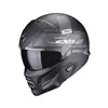 cafe 4 racer - Scorpion Exo-combat II helmet matt black/white - Scorpion  SCORPION 