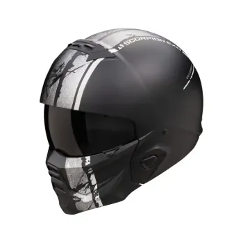 cafe 4 racer - Scorpion Belfast Evo solid helmet matte black - Scorpion  SCORPION 
