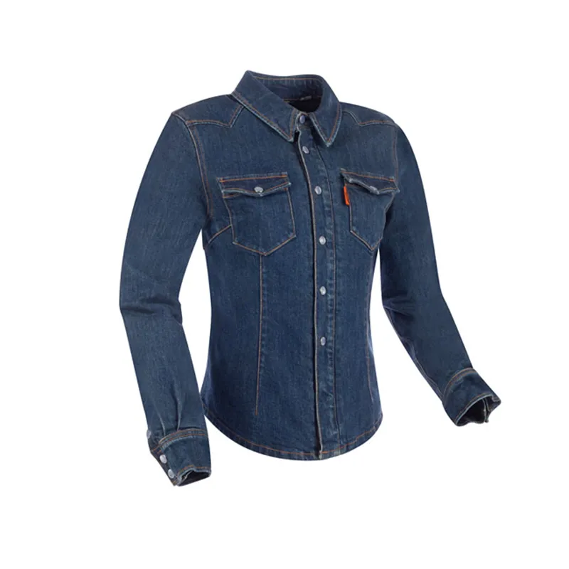 cafe 4 racer - Segura  Terrence jacket lady blue - SEGURA Jackets 