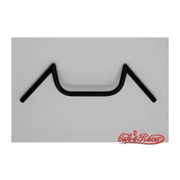 cafe 4 racer - Fehling Classic Chrome/Black Clubman M-BAR 7/8" 22mm 610mm - Fehling Cafe Racer M-bars 4054783227259