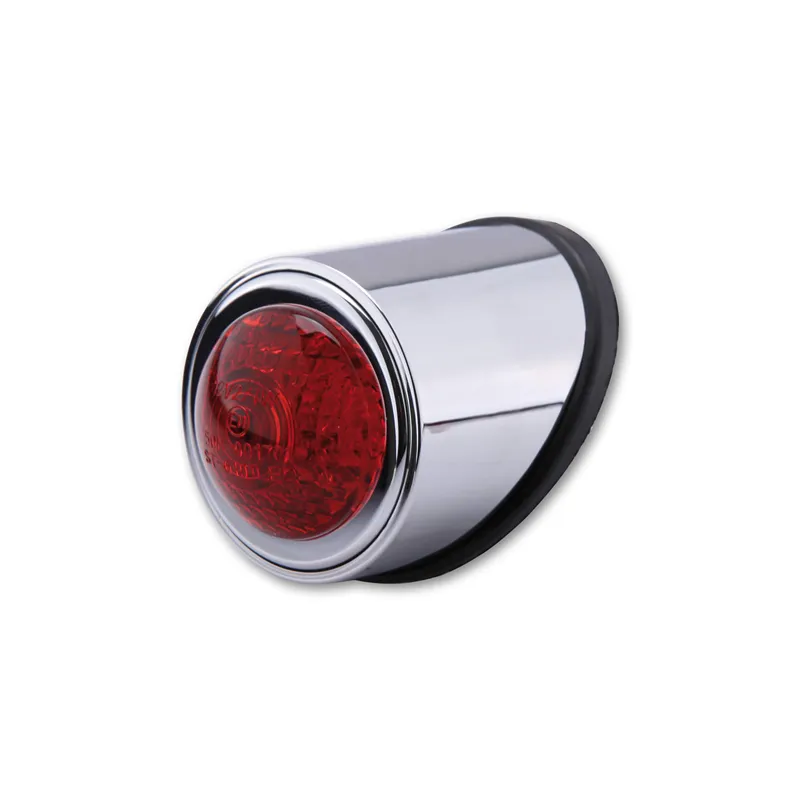 cafe 4 racer - SHIN YO LED rear light OLD SCHOOL TYPE1, red lens, E-mark - Shin Yo LED Rear lights 4054783163816
