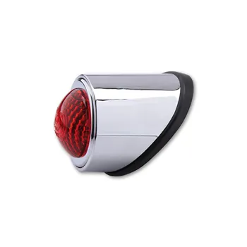 cafe 4 racer - SHIN YO LED rear light OLD SCHOOL TYPE1, red lens, E-mark - Shin Yo LED Rear lights 4054783163816