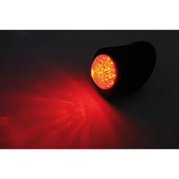 cafe 4 racer - SHIN YO LED rear light OLD SCHOOL TYPE1, red lens, E-mark - Shin Yo LED Rear lights 4054783163816