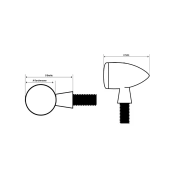 cafe 4 racer - SHIN YO LED rear light MONSTER - Shin Yo LED Rear lights 4054783032839