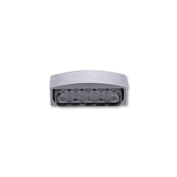 cafe 4 racer - License Plate Lighting "Diamond" Black Aluminum LED Screw Distance: 30mm E-approved - HS MOTO Germany License plate lights 4251352609328