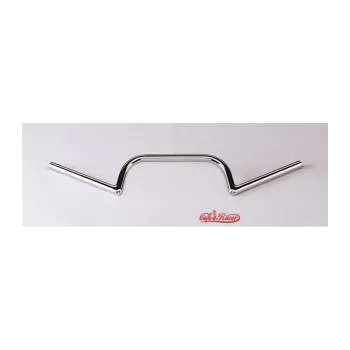 cafe 4 racer - Fehling Classic Chrome Clubman M-BAR 7/8" 22mm 694mm - Fehling Cafe Racer M-bars 4054783182053