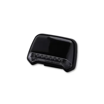 cafe 4 racer - Old school LED taillight, type 6. Black. Red lens - MCS LED Rear lights 