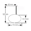 cafe 4 racer - SHINY MIRROR F.H/BAR-END,SURFACE,BLACK - Shin Yo Bar end mirrors 4054783411337