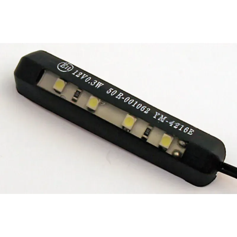 cafe 4 racer - SHINY LED-LICE.PLATE LIGHT,FLEXIBLE,BLK - Shin Yo License plate lights 4054783033492