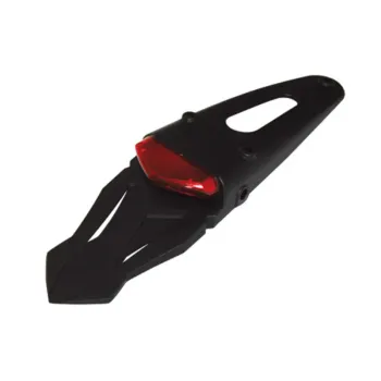cafe 4 racer - Big Fin Tail Light - LED - Shot Blast - Motone LED Rear lights 