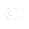cafe 4 racer - SHINY ALU INDY SPACER,VAR.YAMAHA,BLACK - Shin Yo Indy Spacer 4054783254187