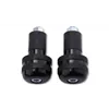cafe 4 racer - SHINY H-BAR ENDS,ALUMINIUM,KNURLED,BLK - Shin Yo Bar Ends 4054783017553