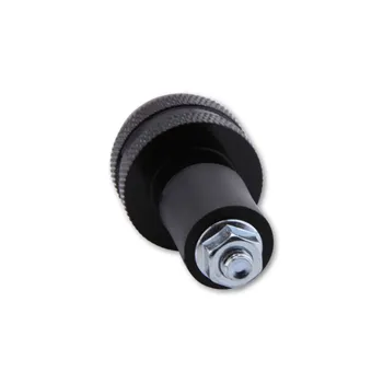 cafe 4 racer - SHINY H-BAR ENDS,ALUMINIUM,KNURLED,BLK - Shin Yo Bar Ends 4054783017553