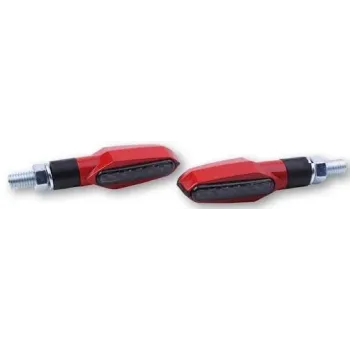 cafe 4 racer - Miniblinker "Duc-Style" black 45x61mm R.H./ F.L 10W M6 E-approved - HS MOTO Germany Standard indicators 4251352601001