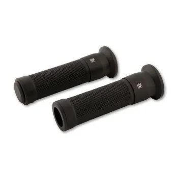 cafe 4 racer - BARRACUDA CLASSIC BROWN / SILVER HANDLES (pair) - BARRACUDA 22mm &  7/8 inch 753610861454