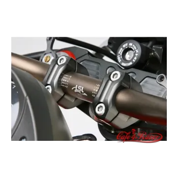 cafe 4 racer - LSL handlebar Cross Bar - silver - LSL Standard handlebars 