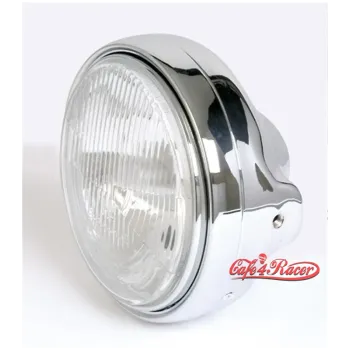 cafe 4 racer - Světlomet LTD 7 palců  - Cafe4Racer Přední světla s bočním uchycením 