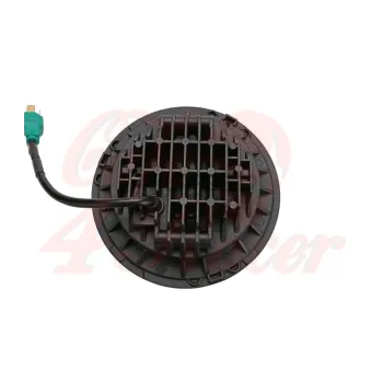 cafe 4 racer - 7" / 17,8cm Harley Headlight Led Headlamps Angel Eye BLACK insert - Cafe4Racer LED Headlight & inserts 