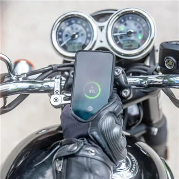 cafe 4 racer - SP Connect, Charging anti vibration module. SPC+. Chrome - SP Connect Cell Phone accessories 