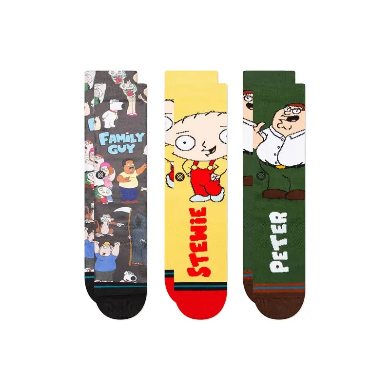 cafe 4 racer - Stance Family Values 3 Pack multi - Stance Socks 