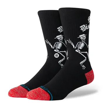 Stance Skelly Dancing Crew socks black