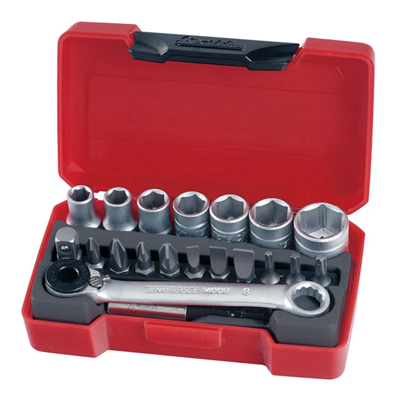 cafe 4 racer - Teng Tools, 1/4" socket & bits set - TENGTOOLS Tools 