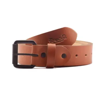 cafe 4 racer - Trip Machine Belt Single pin vintage tan - Tripmachine Opasok 
