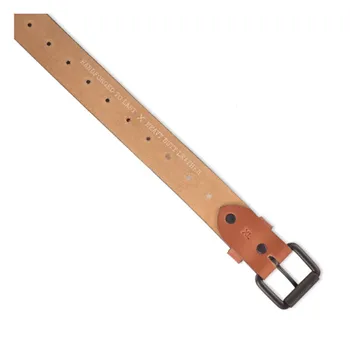 cafe 4 racer - Trip Machine Belt Single pin vintage tan - Tripmachine Opasok 