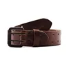 cafe 4 racer - Výlet Machine Belt Dvojitý kolík tabaková hnedá - Tripmachine Opasok 