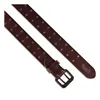 cafe 4 racer - Výlet Machine Belt Dvojitý kolík tabaková hnedá - Tripmachine Opasok 