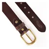cafe 4 racer - Trip Machine Classic belt tobacco brown - Tripmachine Belt 